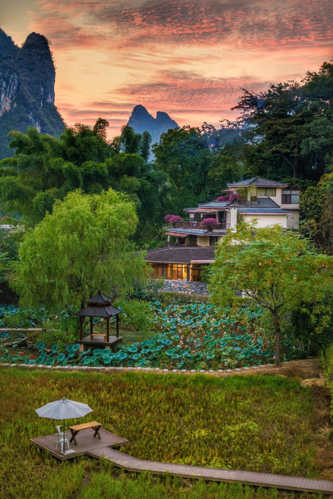The Apsara Lodge Yangshuo Exterior foto